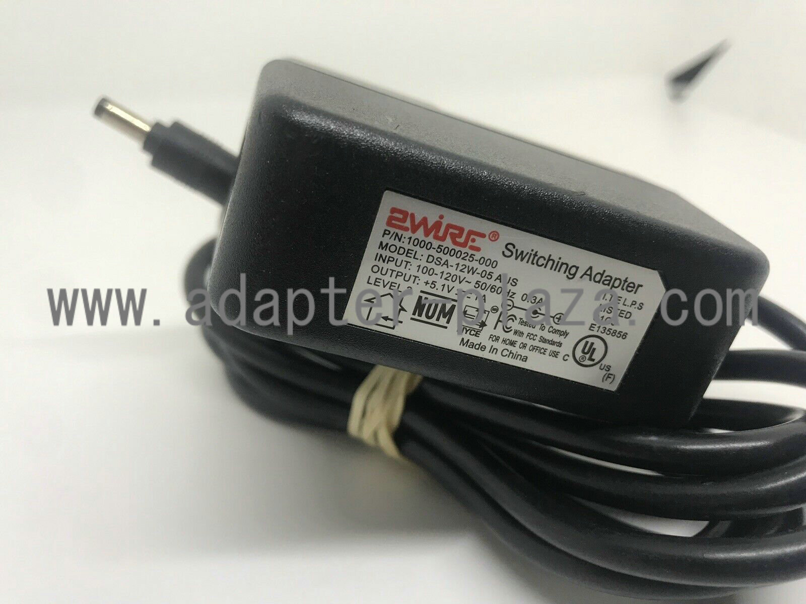 Brand new 2Wire DSA-12W-05 1000-500025-000 5.1V 1A AC DC Power Supply Adapter Charger